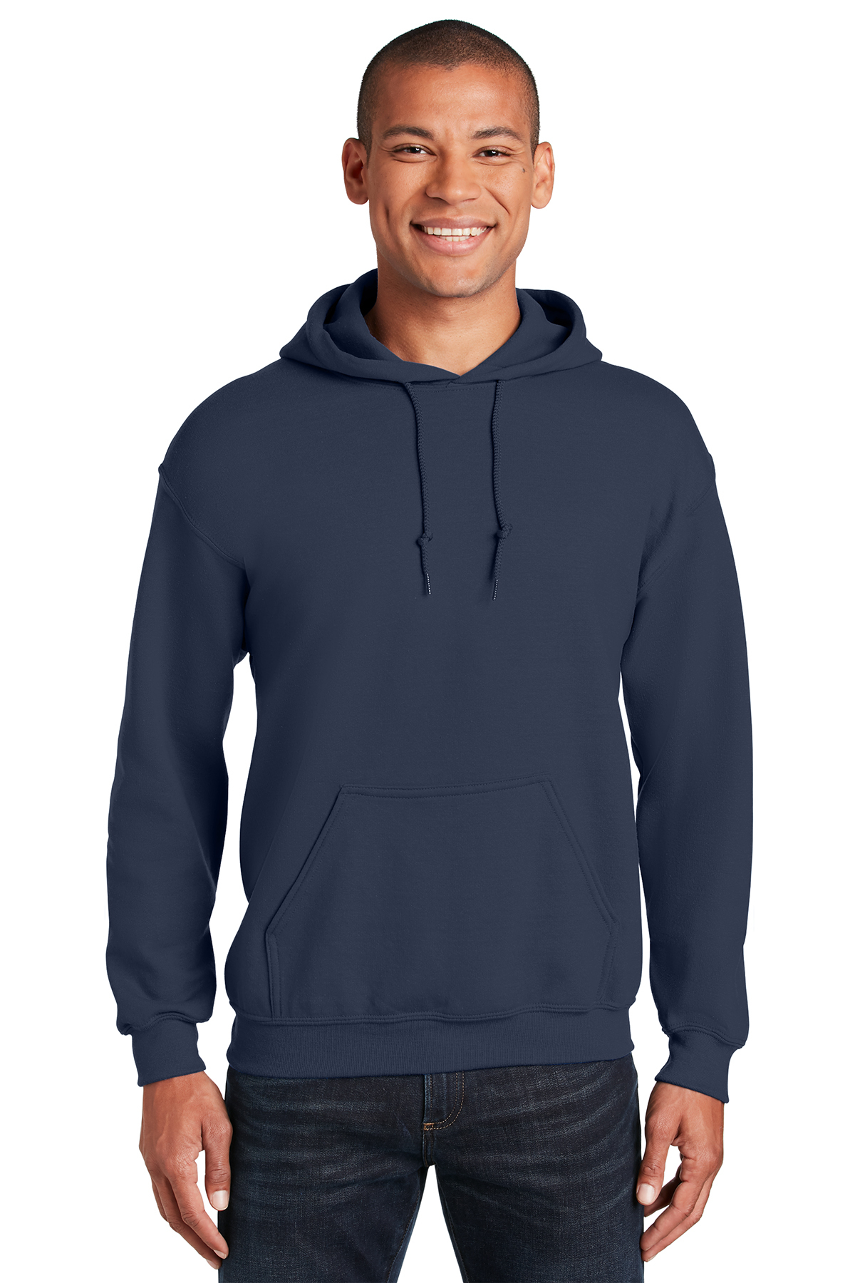 FLA-Navy color Hooded sweat shirt with logo