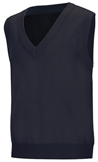 FLA-100 % Acrylic Adult sweater vest with logo(Middle School)