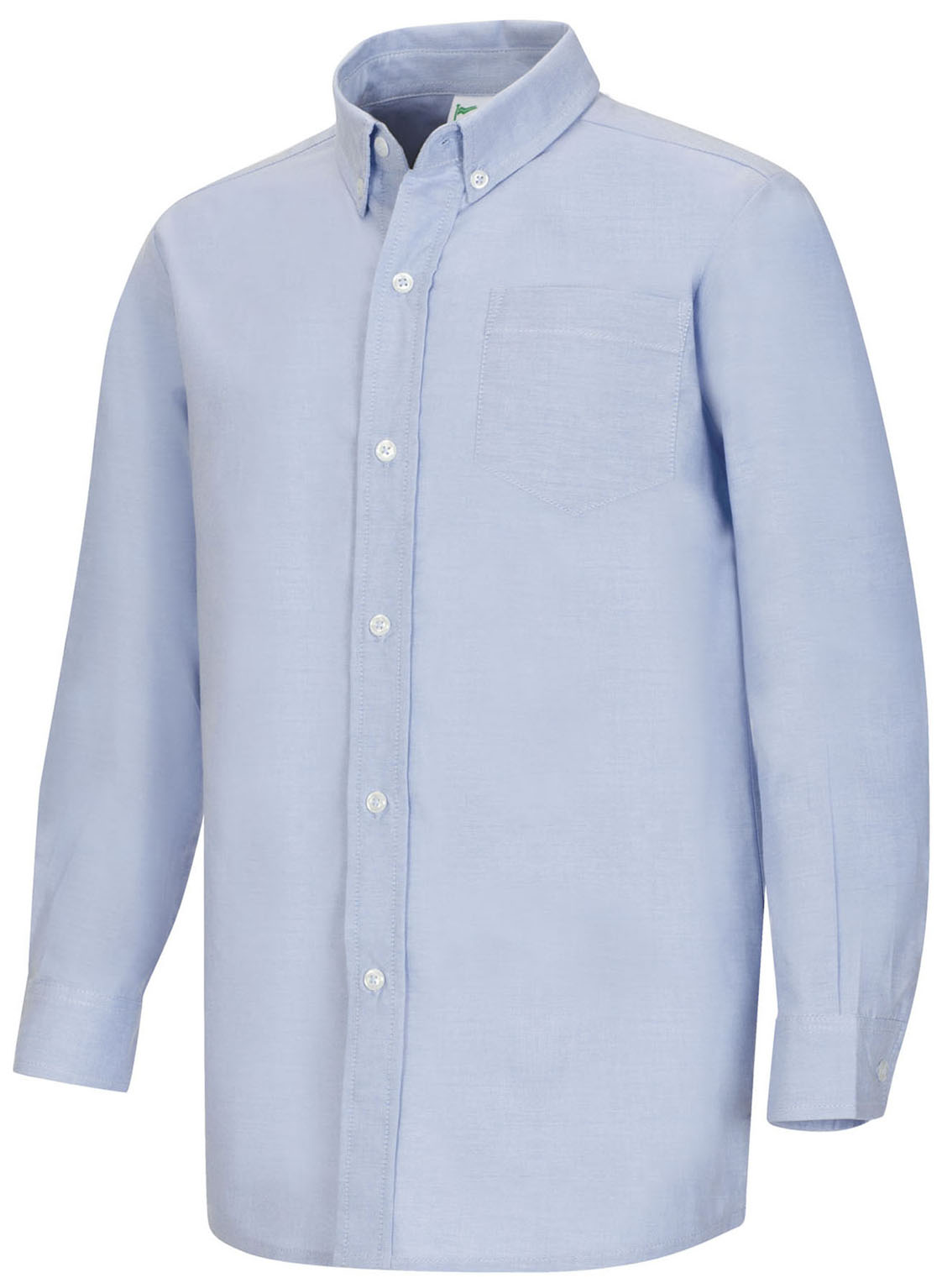 ESA Men's L/S light blue oxford shirt with embroidery