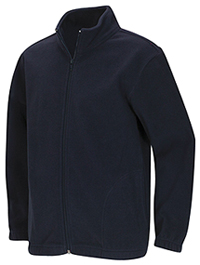 RP-Adult Navy color polar fleece jacket with logo.