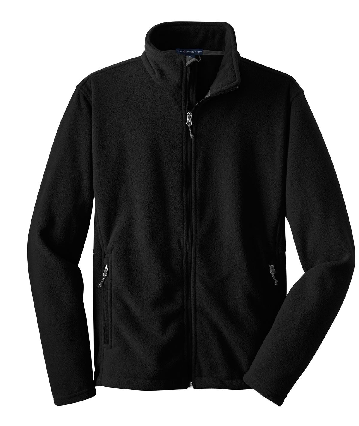 HC-Adult Navy colorpolar fleece jacket with Logo