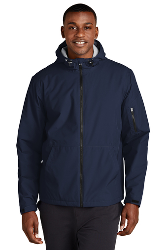 FLA- Adult hooded windbreaker Jacket with logo(Middle school)