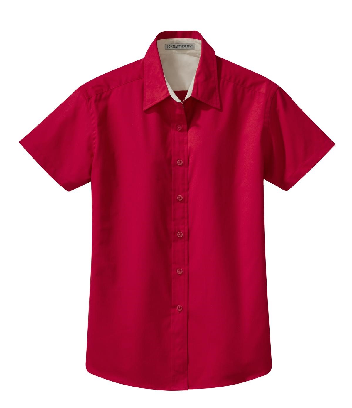Ladies Short Sleeve Easy Care Shirt Code - L508
