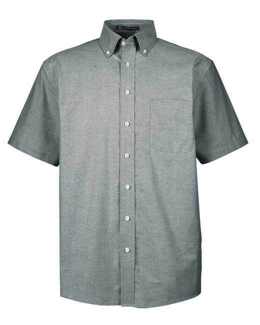 HARRITON-65% Cotton & 35% Polyester Men's S/S oxford shirt