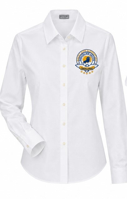 MT.ZION LADIES LONG SLEEVE OXFORD -REV